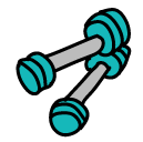 weights Doodle Icon