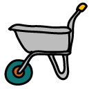 wheelbarrow Doodle Icon