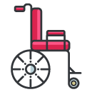 wheelchair Filled Outline Icon