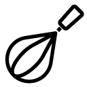 whisk line Icon