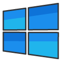 windows Filled Outline Icon