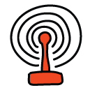 wireless connection Doodle Icon