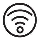 wireless connection line Icon