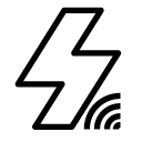 wireless electricity line Icon
