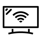 wireless monitor line Icon