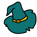 witch hat Doodle Icon