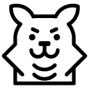 wolf line Icon