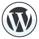 wordpress Filled Outline Icon