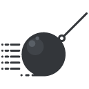 wrecking ball Filled Outline Icon