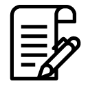 write document pen line Icon