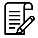 write document pencil line Icon
