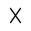 x line Icon