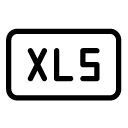 xls line Icon