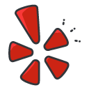 yelp Filled Outline Icon