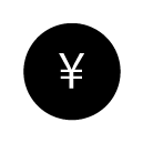yen glyph Icon
