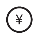 yen line Icon