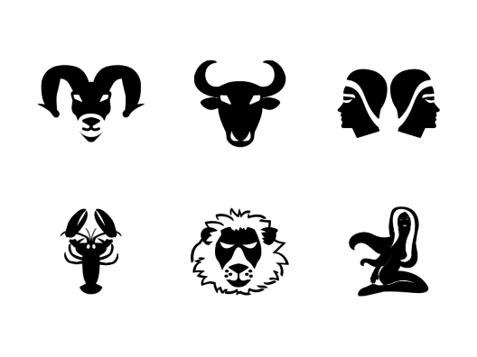 zodiac-and-horoscopes-glyph-icons