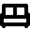 2 Seat Couch_1 line icon