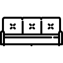 3 Seat Couch_1 line icon
