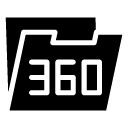 360 folder glyph Icon copy