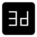 3d glyph Icon