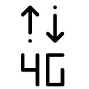 4G connection line Icon