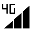4G glyph Icon
