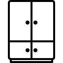 4door closet line icon