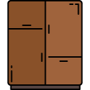 4door drawers filled outline icon