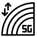5G signal line Icon
