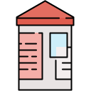 Advertisement filled outline icon