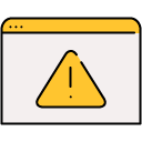 Alert Window filled outline Icon