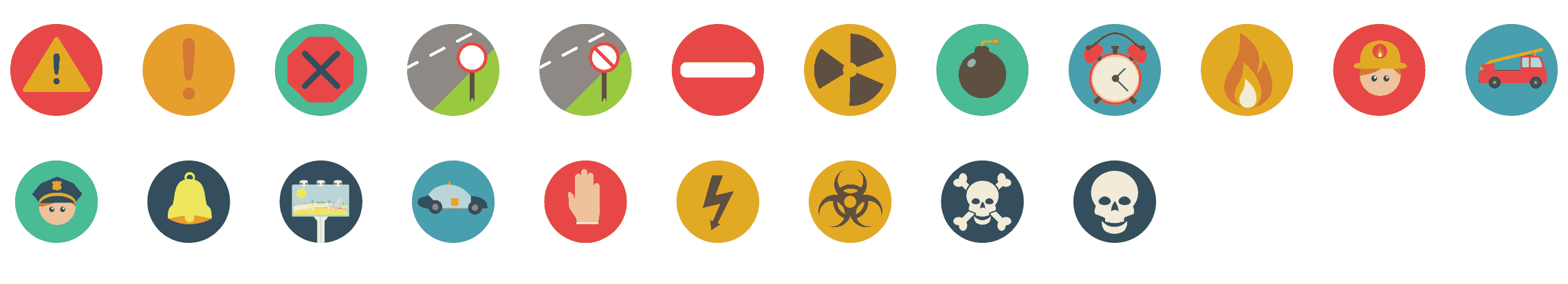 Alerts-flat-icons-vol-1-preview