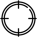 target seeker line icon