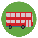 double decker bus freebie icon