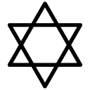 religious symbols glyph icon