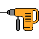 electric drill filled outline icon