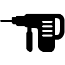 electric drill solid icon