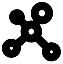 Atoms line icon