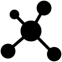 Atoms solid icon