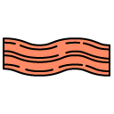 Bacon line icon