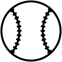 Baseball line icon
