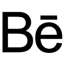 Behance line icon