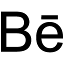 Behance line icon