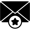 Bookmark Message glyph Icon