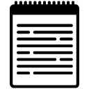 Bound Document solid icon