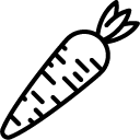 Carrot line icon