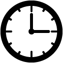 Clock solid icon