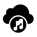 Cloud glyph Icon