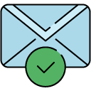 Confirm Message filled outline Icon